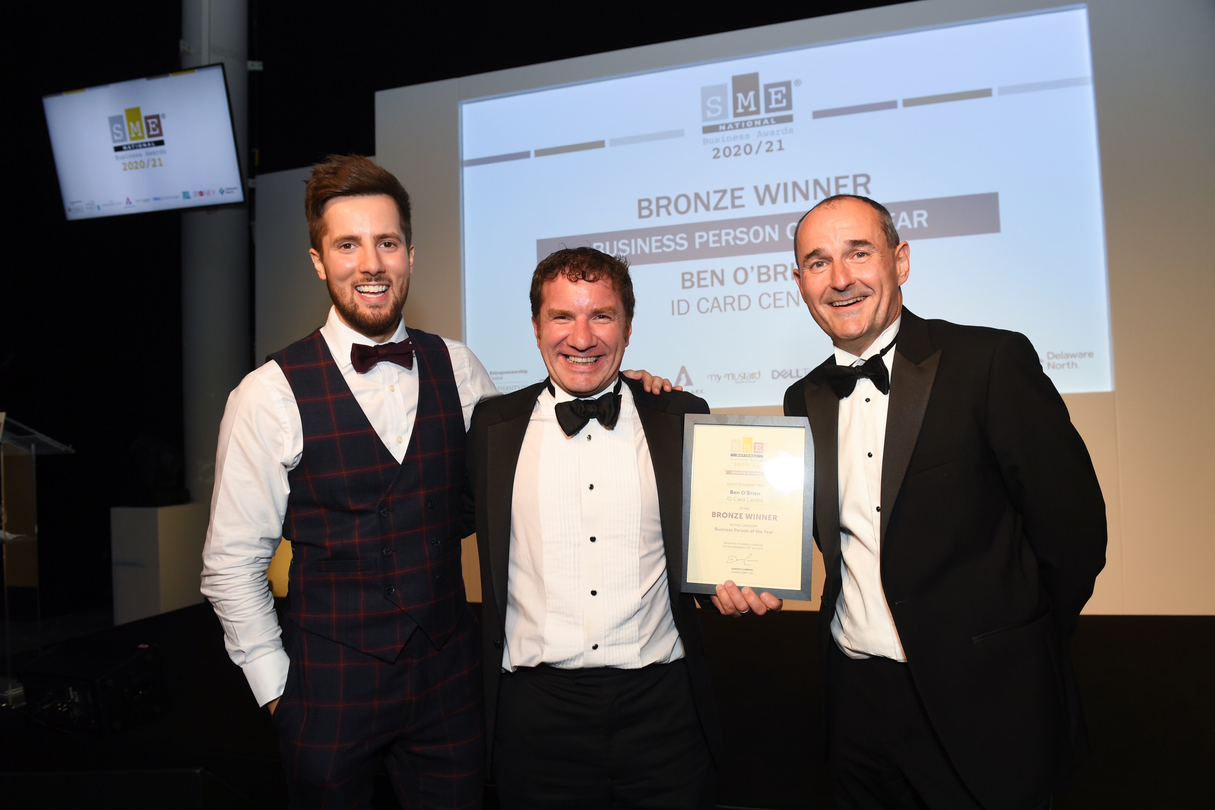 CEO Ben O'Brien won Business Person of the Year Bronze Award 